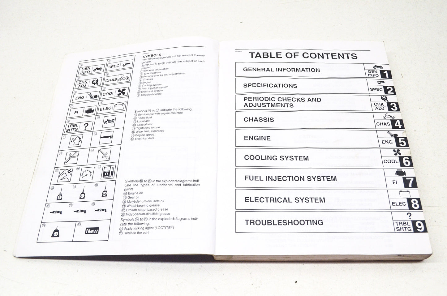 OEM Yamaha LIT-11616-16-45 Service Manual YZF-R6R/SR/RC/SRC