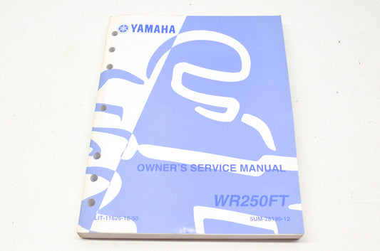 OEM Yamaha LIT-11626-18-50 WR250FT Owner's Service Manual NOS