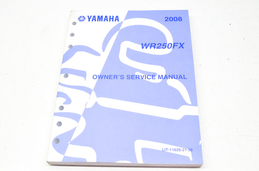 OEM Yamaha LIT-11626-21-56 WR250FX Owner's Service Manual NOS