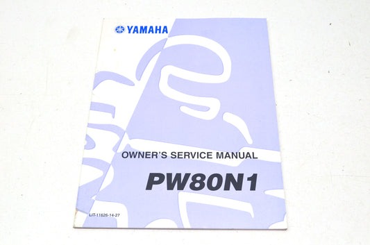 OEM Yamaha LIT-11626-14-27 PW80N1 Owner's Service Manual NOS