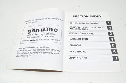 OEM Yamaha Service Manual QT 50 (F-H)