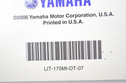 OEM Yamaha LIT-175MI-DT-07 Technical Update Manual 07 Off Road Motorcycle NOS