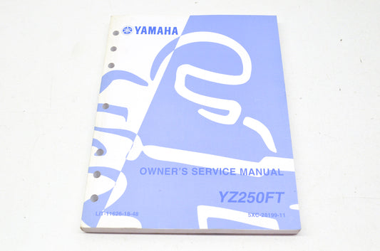 OEM Yamaha LIT-11626-18-48 YZ250FT Owner's Service Manual NOS