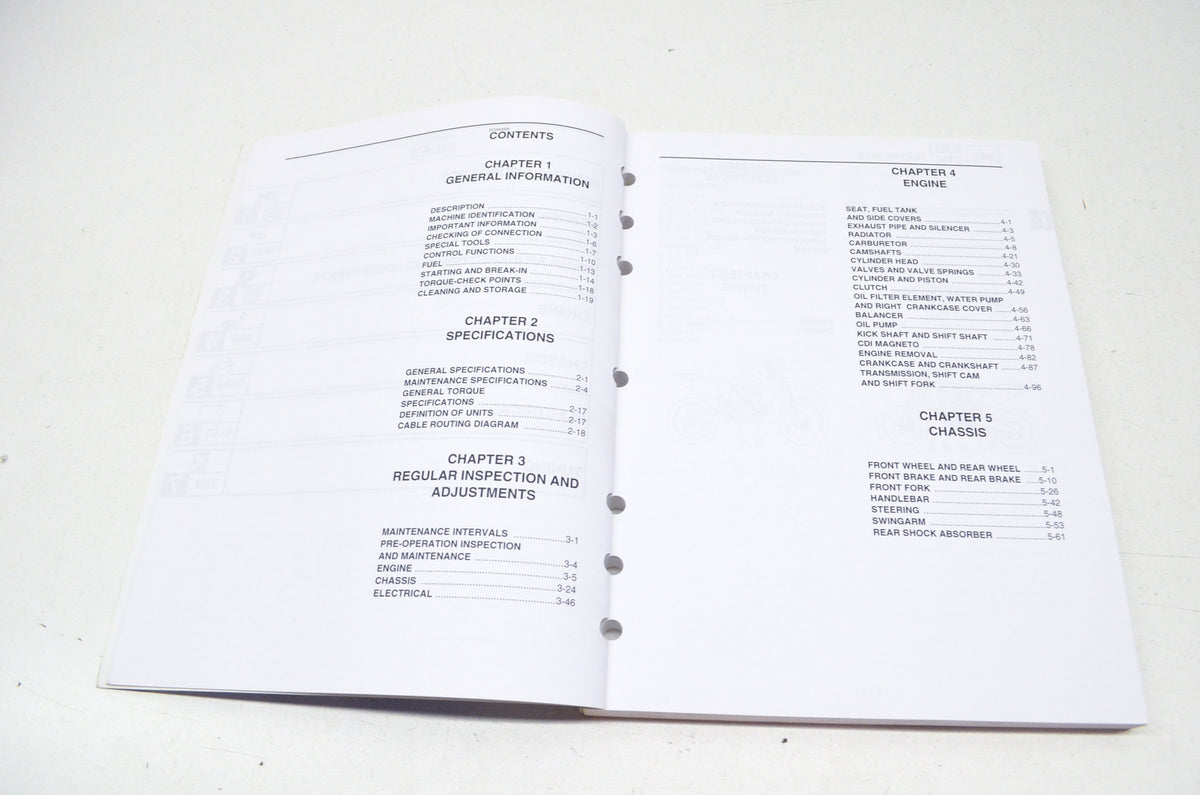 OEM Yamaha LIT-11626-18-48 YZ250FT Owner's Service Manual NOS