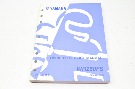 OEM Yamaha LIT-11626-17-51 WR250FS Owner's Service Manual NOS