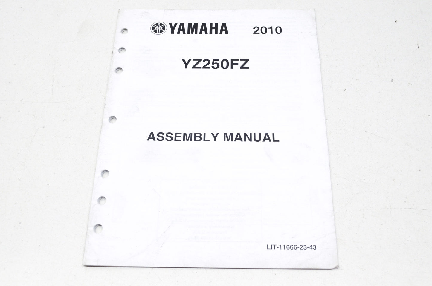 OEM Yamaha LIT-11666-23-43 YZ250FZ Assembly Manual NOS