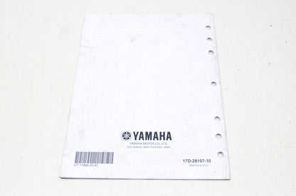 OEM Yamaha LIT-11666-23-43 YZ250FZ Assembly Manual NOS