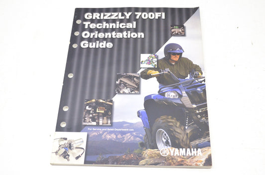 OEM Yamaha LIT-BKTOG-AT-02 Grizzly 700FI Technical Orientation Guide NOS