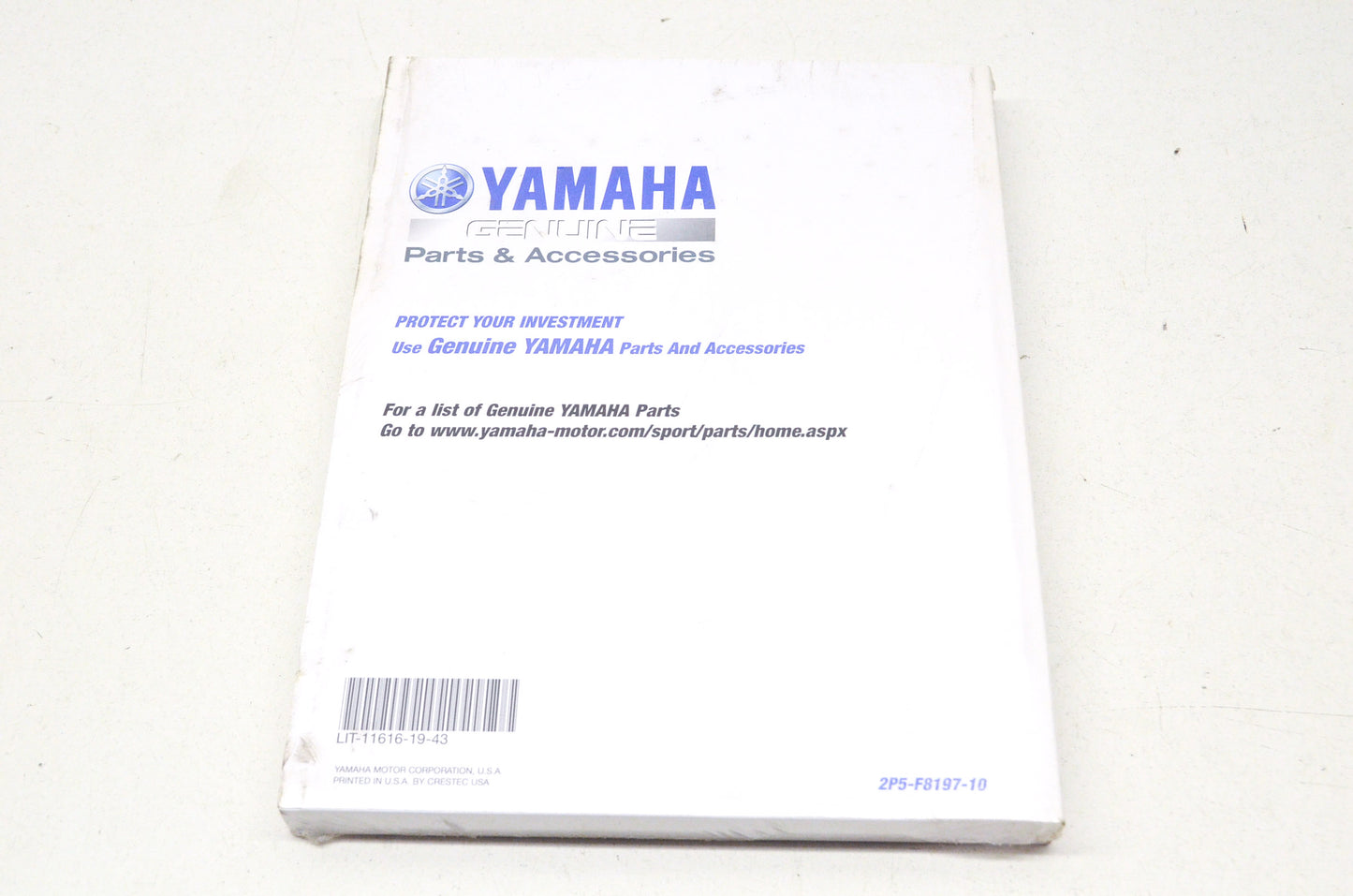 OEM Yamaha LIT-11616-19-43 Service Manual YXR45FAV NOS