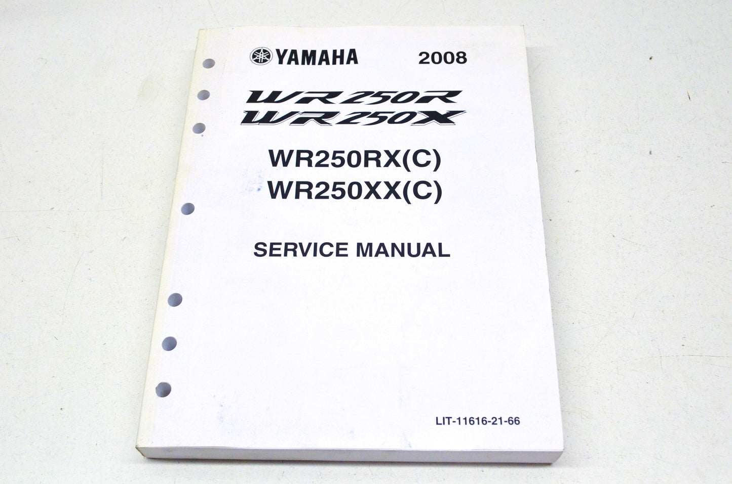 OEM Yamaha LIT-11616-21-66 WR250RX_XX(C) Service Manual NOS