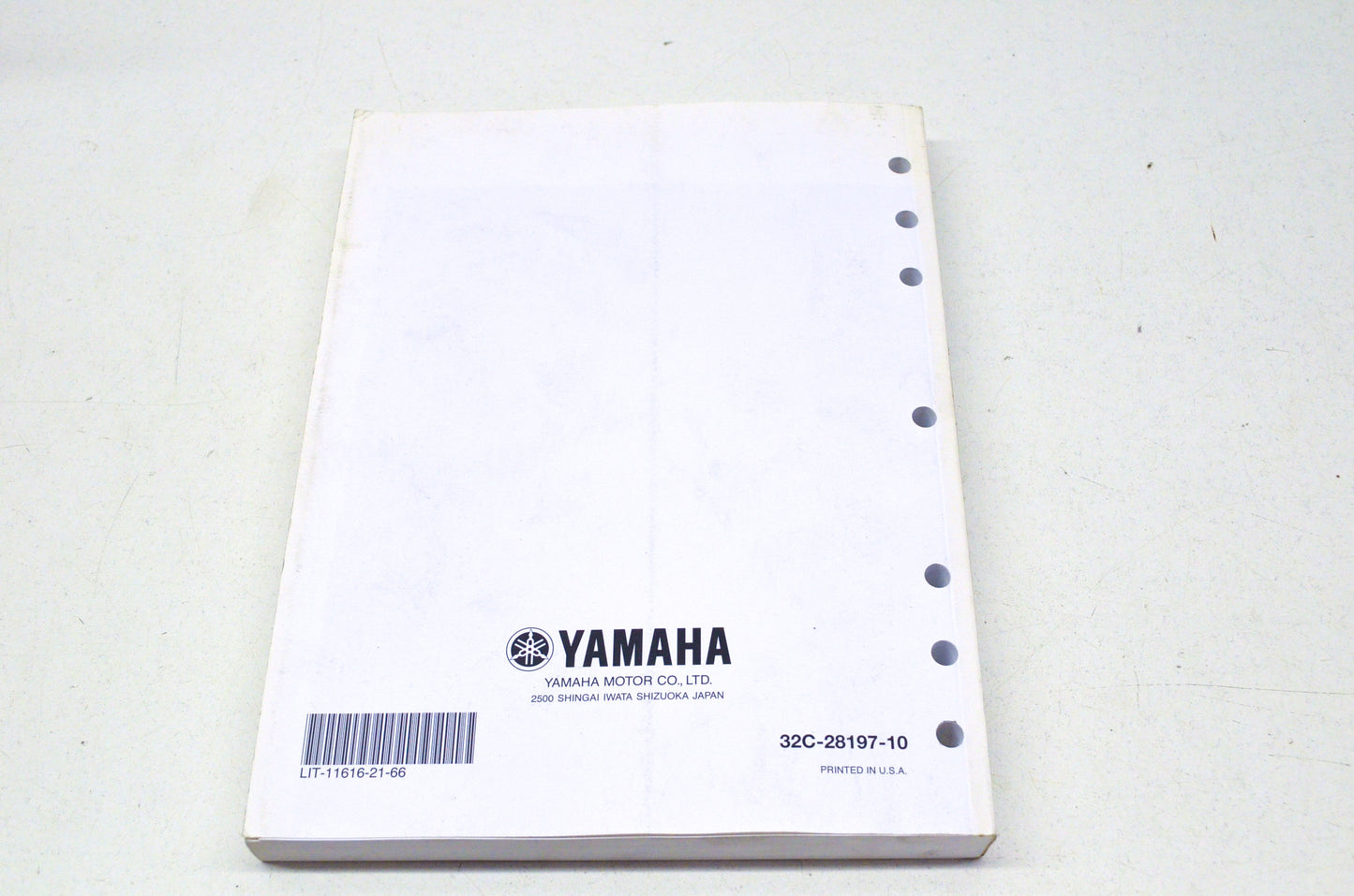 OEM Yamaha LIT-11616-21-66 WR250RX_XX(C) Service Manual NOS