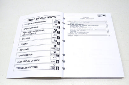 OEM Yamaha LIT-11616-19-49 XC50V Service Manual NOS