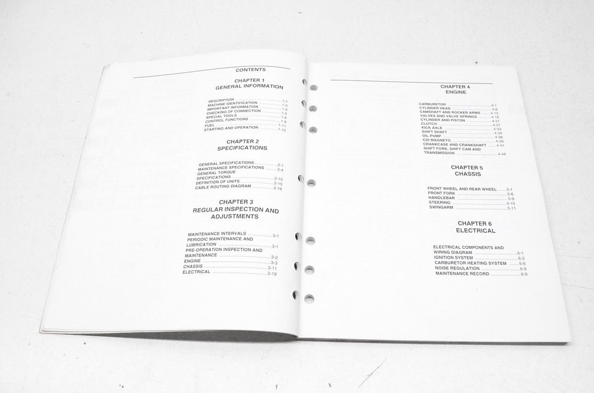 OEM Yamaha LIT-11626-13-35 TTR90M Owner's Service Manual