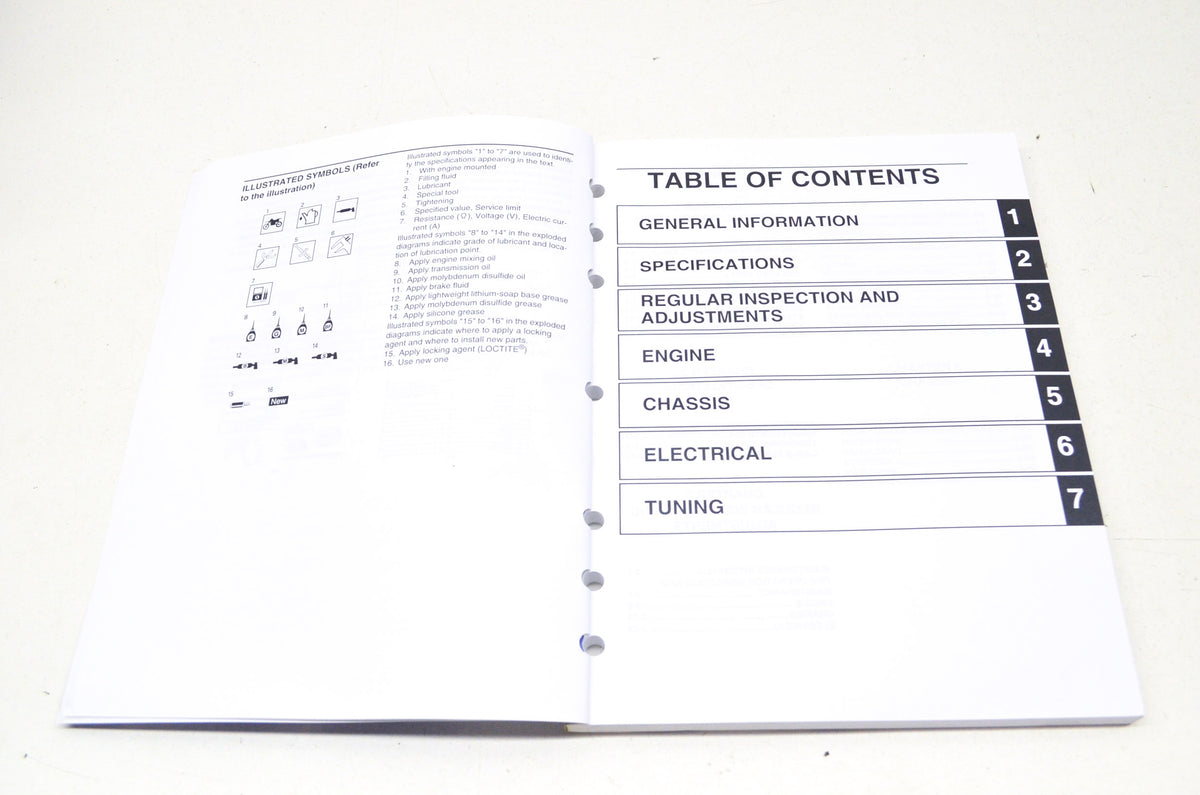 OEM Yamaha LIT-11626-22-54 YZ125Y 2009 Owner's Service Manual NOS