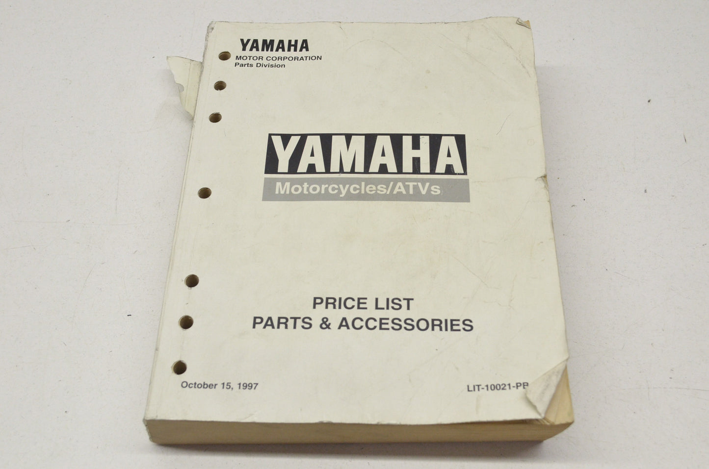 OEM Yamaha LIT-10021-PB-01 Price List Parts & Accessories 97