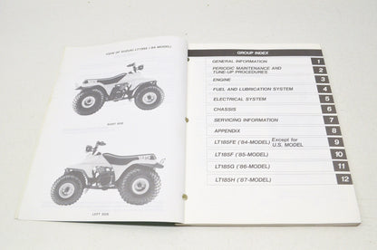 OEM Suzuki 99500-41054-01E Service Manual LT185 1984-87 NOS