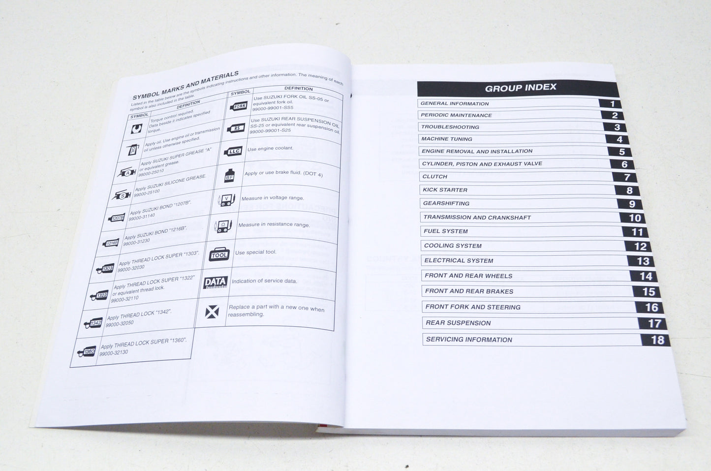 OEM Suzuki 99011-36F56-03A Owner's & Service Manual RM125K7 20 NOS