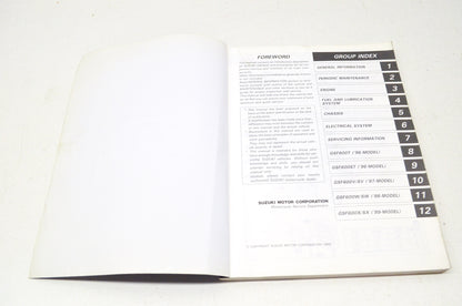 OEM Suzuki 99500-35044-01E GSF600/S Service Manual