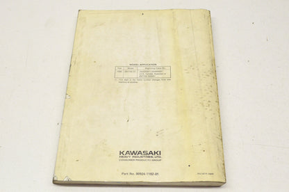 OEM Kawasaki 99924-1182-01 Service Manual ZX1100E