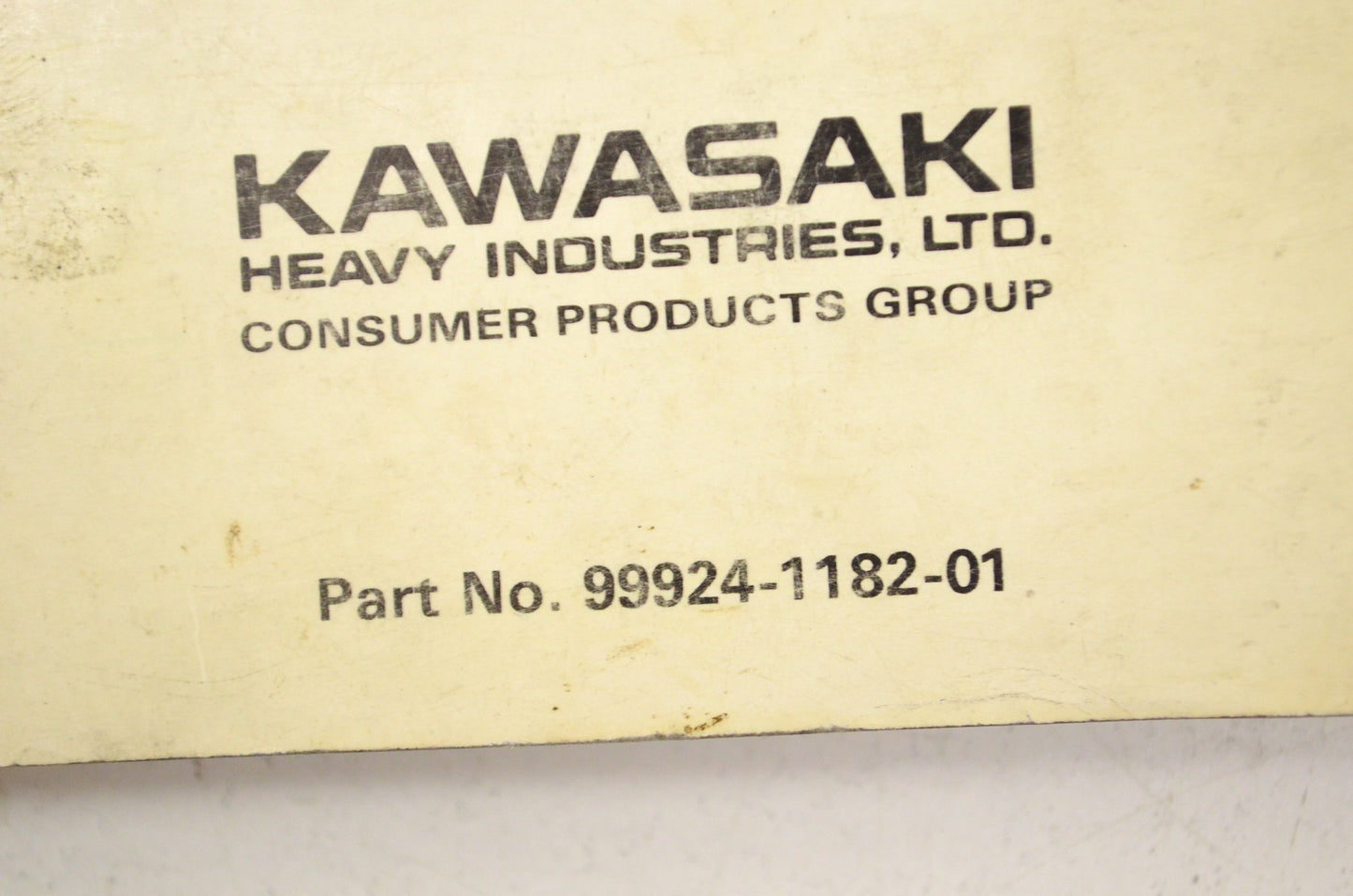 OEM Kawasaki 99924-1182-01 Service Manual ZX1100E