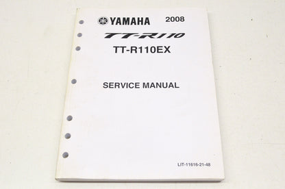 OEM Yamaha LIT-11616-21-48 Service Manual 08 TT-R110 TT-R110EX NOS