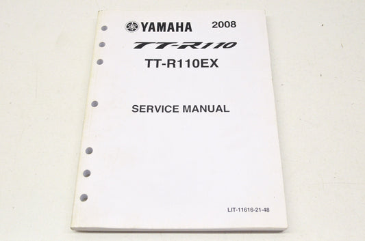 OEM Yamaha LIT-11616-21-48 Service Manual 08 TT-R110 TT-R110EX NOS