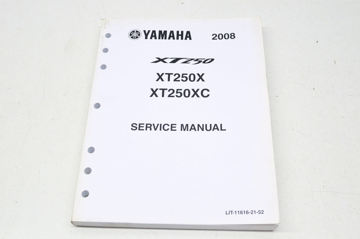 OEM Yamaha LIT-11616-21-52 XT250X/XC Service Manual NOS