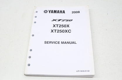 OEM Yamaha LIT-11616-21-52 XT250X/XC Service Manual NOS