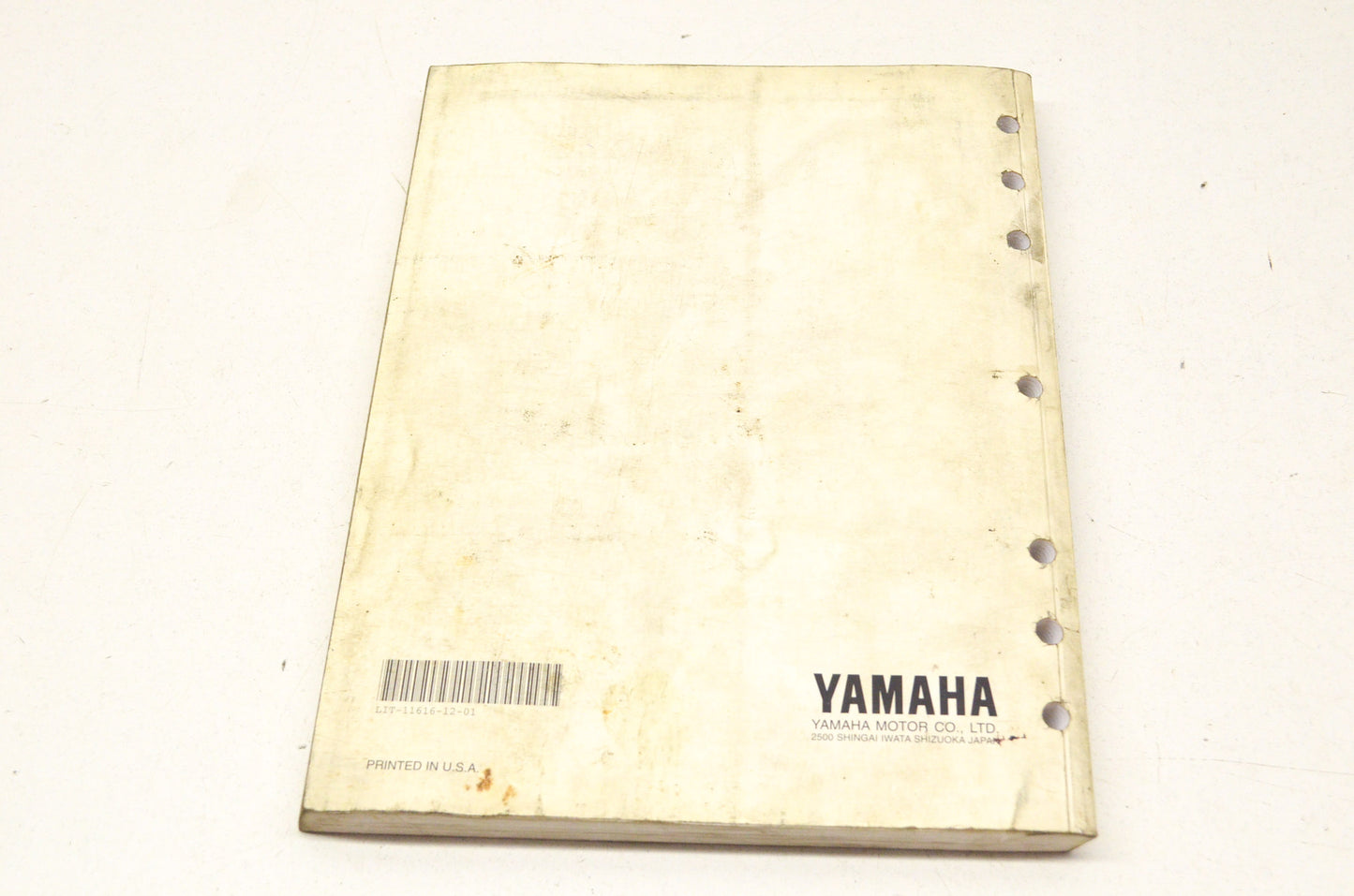 OEM Yamaha LIT-11616-12-01 YFM250XL-S "BEARTRACKER" Service Manual