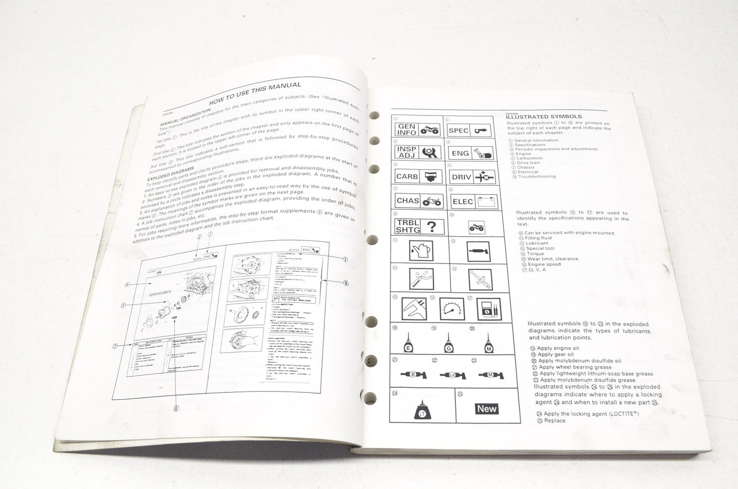 OEM Yamaha Service Manual YFM600 Grizzly