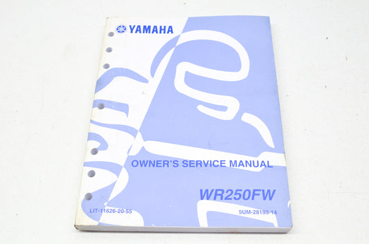 OEM Yamaha LIT-11626-20-55 WR250FW Owner's Service Manual