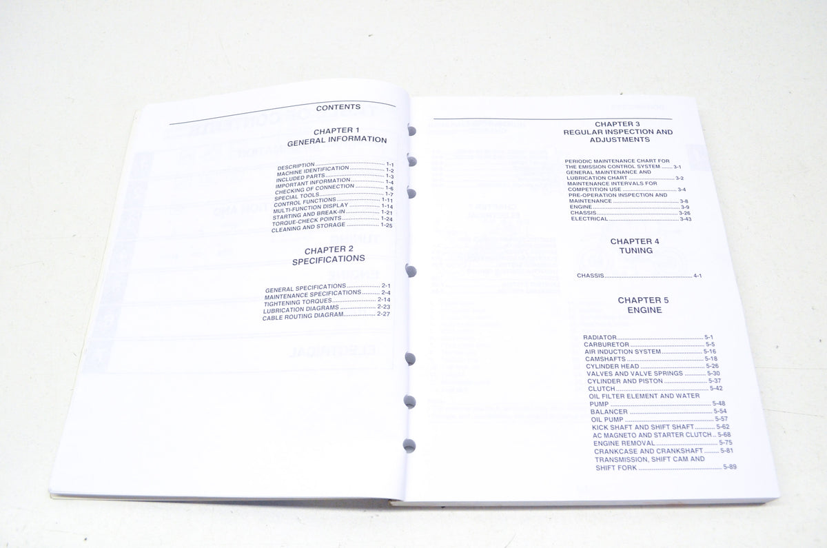 OEM Yamaha LIT-11626-20-55 WR250FW Owner's Service Manual
