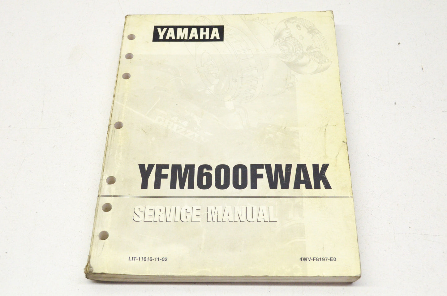 OEM Yamaha Service Manual YFM600FWAK