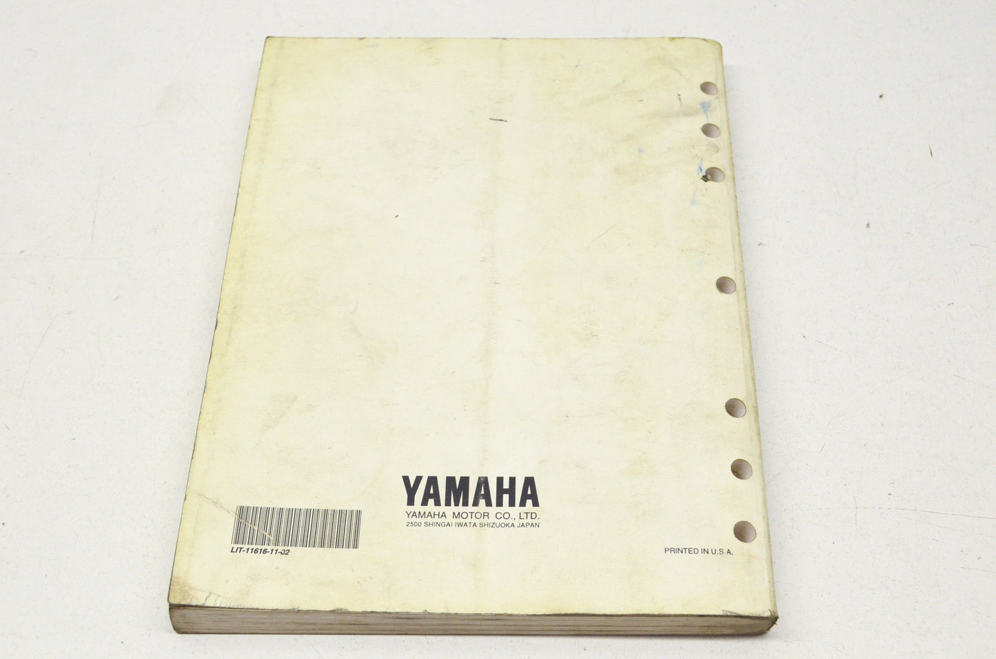 OEM Yamaha Service Manual YFM600FWAK