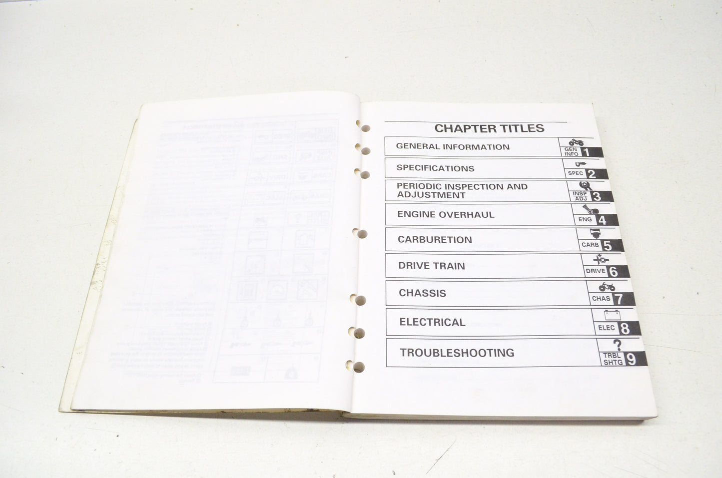 OEM Yamaha Service Manual YFM600FWAK