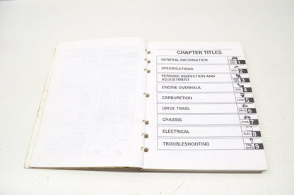 OEM Yamaha Service Manual YFM600FWAK