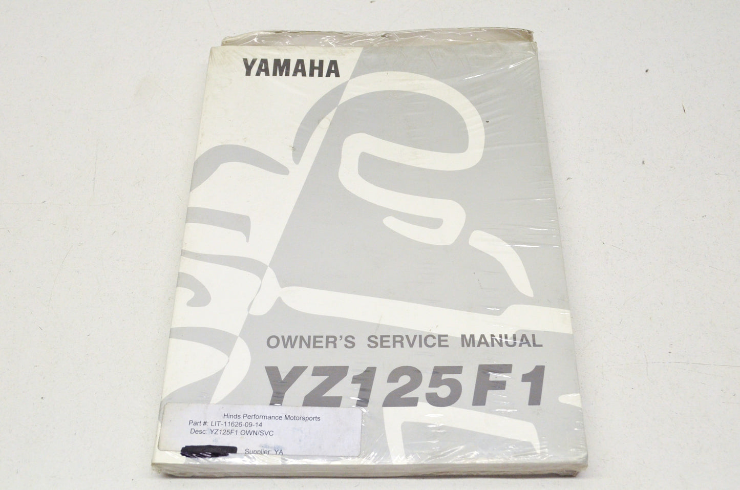 OEM Yamaha LIT-11626-09-14 YZ125F1 Owner's/Service Manual NOS