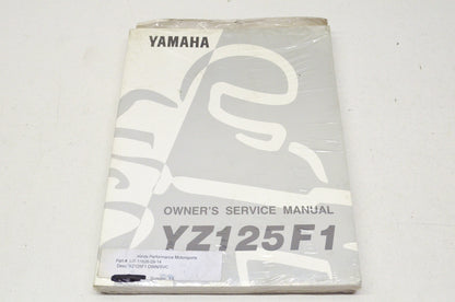 OEM Yamaha LIT-11626-09-14 YZ125F1 Owner's/Service Manual NOS
