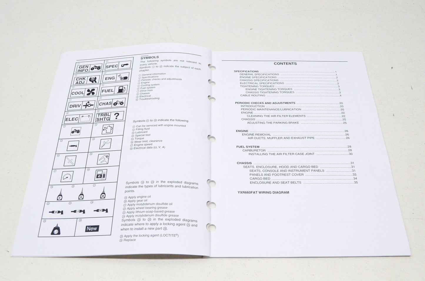 OEM Yamaha LIT-11616-18-46 YXR660FAT Service Manual Supplement