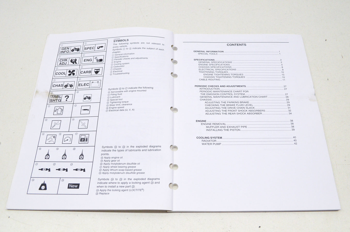 OEM Yamaha LIT-11616-19-32 YFZ450V Service Manual Supplement