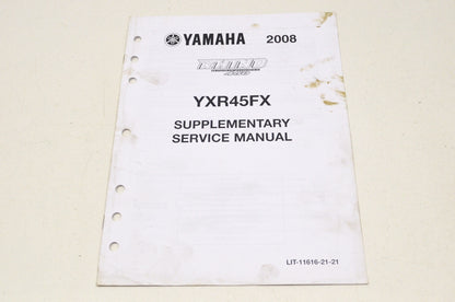 OEM Yamaha LIT-11616-21-21 Service Manual 08 RHINO 450 YXR45FX
