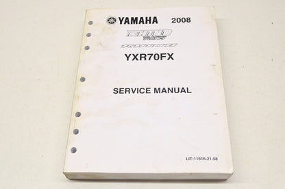 OEM Yamaha LIT-11616-21-58 Service Manual 08 RHINO 700 FI YXR7 NOS