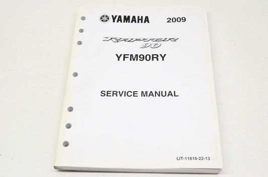 OEM Yamaha LIT-11616-22-13 Service Manual 2009 YFM90RY NOS