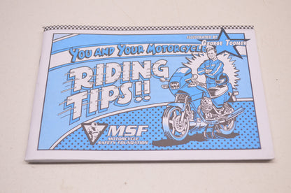 OEM Suzuki 99512-04 You & Your Motorcycle Riding Tips Manual NOS