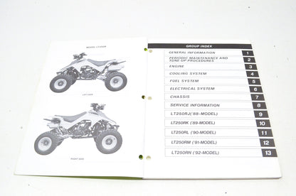 OEM Suzuki 99500-22065-01E Service Manual LT250R 1987-92 NOS