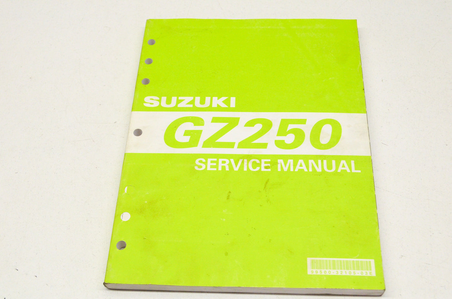 OEM Suzuki 99500-32105-03E GZ250 1999-2010 Service Manual NOS
