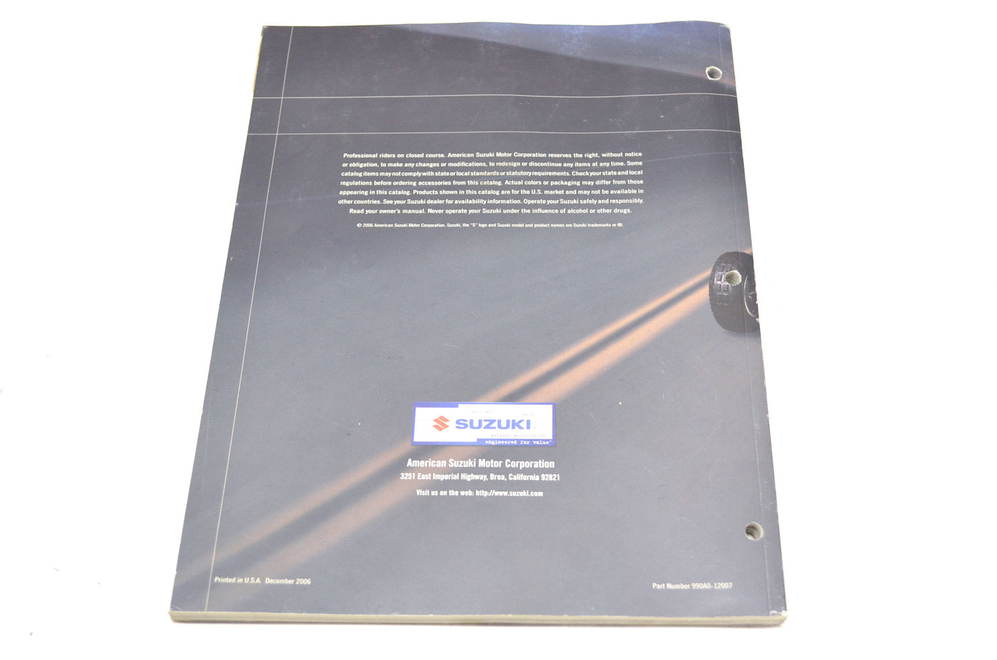 OEM Suzuki 2007 Accessories Catalog