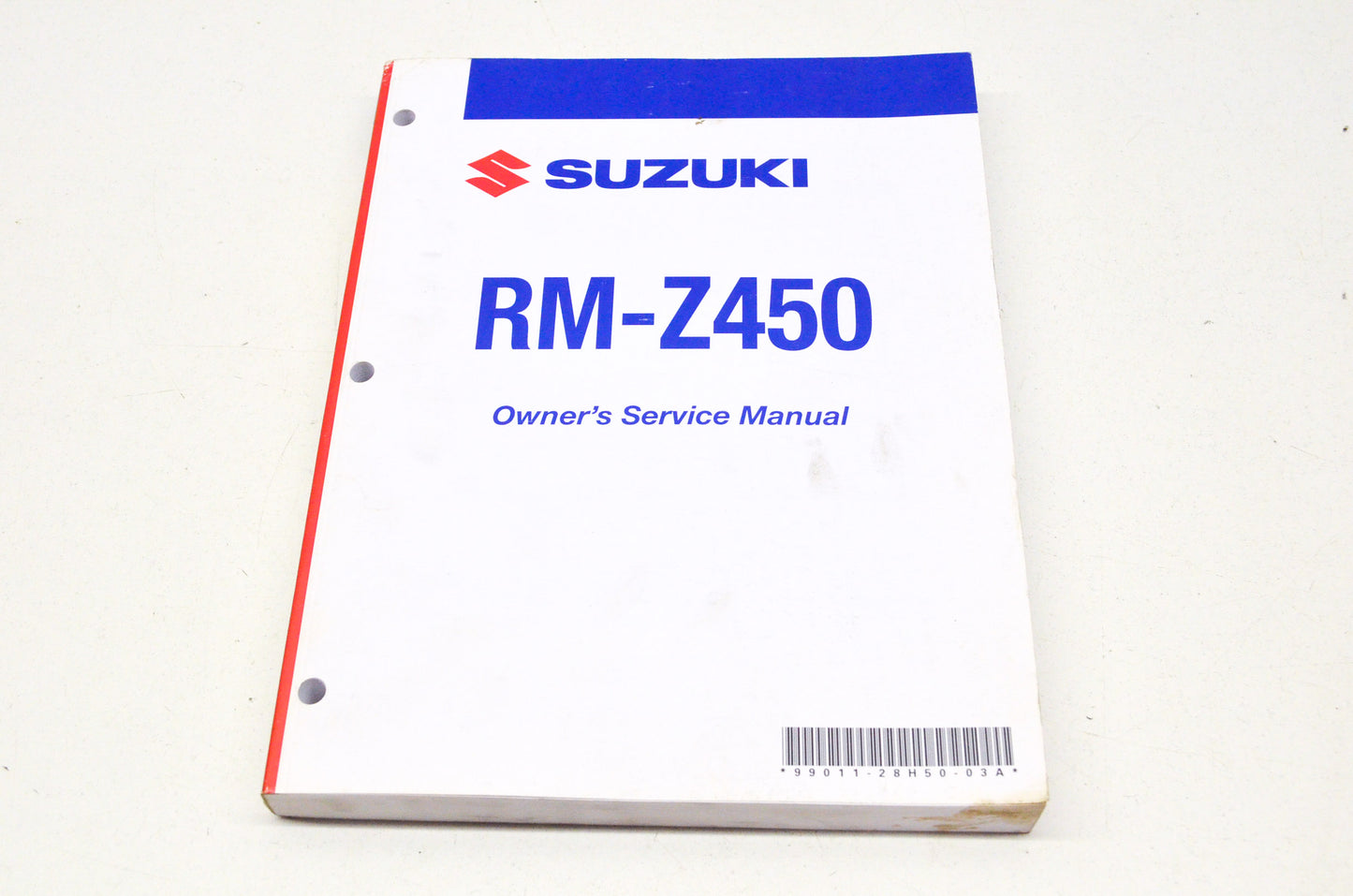 OEM Suzuki 99011-28H50-03A Owner's & Service Manual RMZ450K8 2 NOS