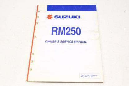 OEM Suzuki 99011-37F54-03A Owner's & Service Manual RM250K5 20 NOS