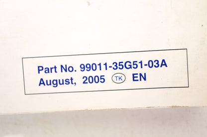 OEM Suzuki 99011-35G51-03A Owner's & Service Manual RM-Z450K6